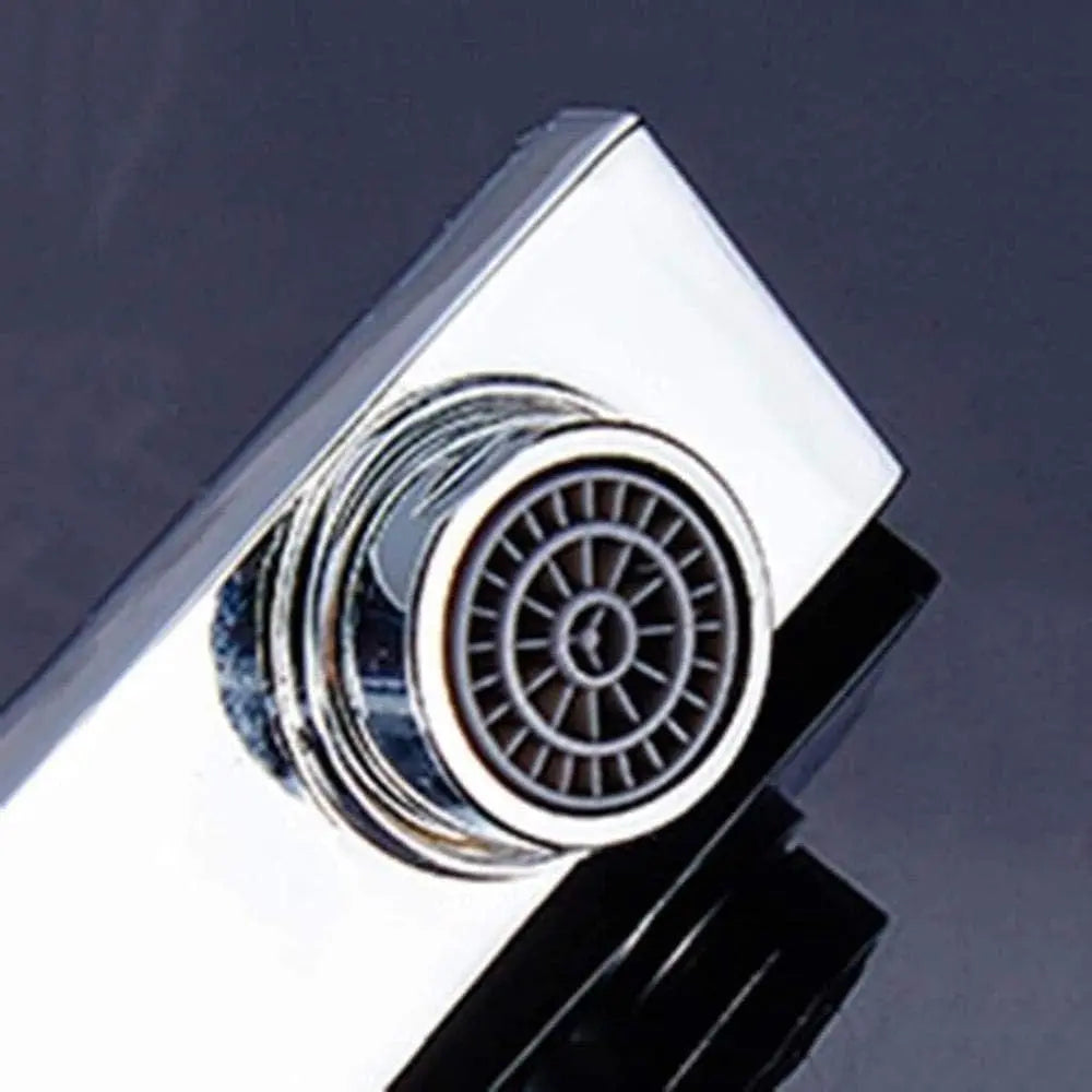 Sardıcı Yüksek Gövde Kare Lavabo Bataryası Çift Su Girişli 5 Yıl Garantili