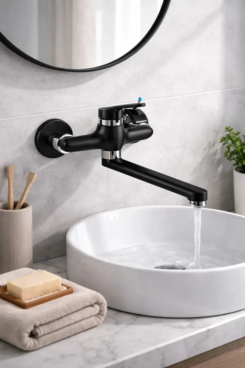 Duvara Monte Mutfak Musluğu Duvardan Aplike Mutfak bataryası Garantili Sardıcı