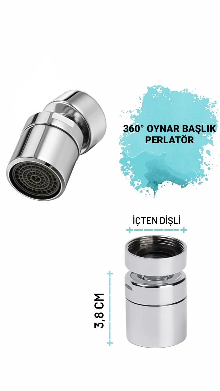 SARDICI Famel Series Mutfak Eviye Bataryası Oynar Perlatörlü Çift Su Girişli 5 yıl Garanti Süreli