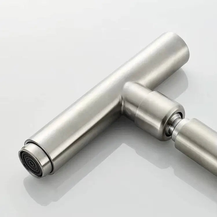 Mutfak Eviye Bataryası Modern İnox Kaplama Paslanmaz 304 Metal Oynar Başlıklı Fonksiyonel Ürün