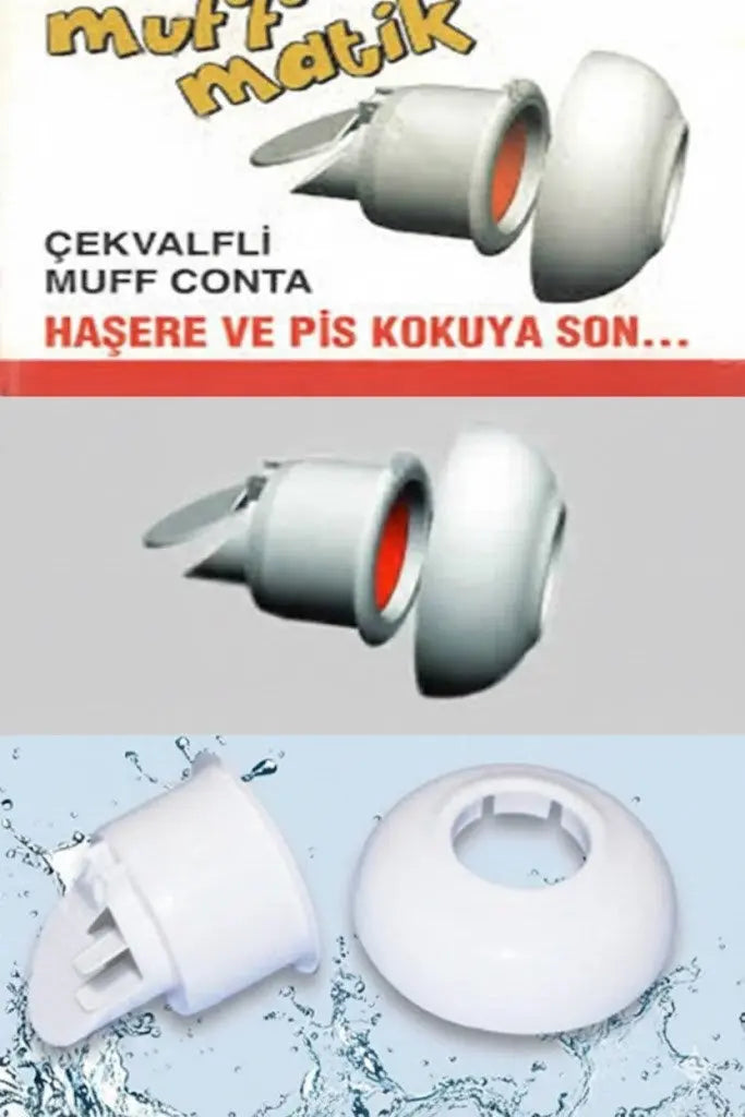 Muffmatik Muff Matik Çekvalflı Conta Haşere ve Pis Koku Önleyici