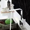 Sardıcı Yüksek Gövde Kare Lavabo Bataryası Çift Su Girişli 5 Yıl Garantili sardıcı
