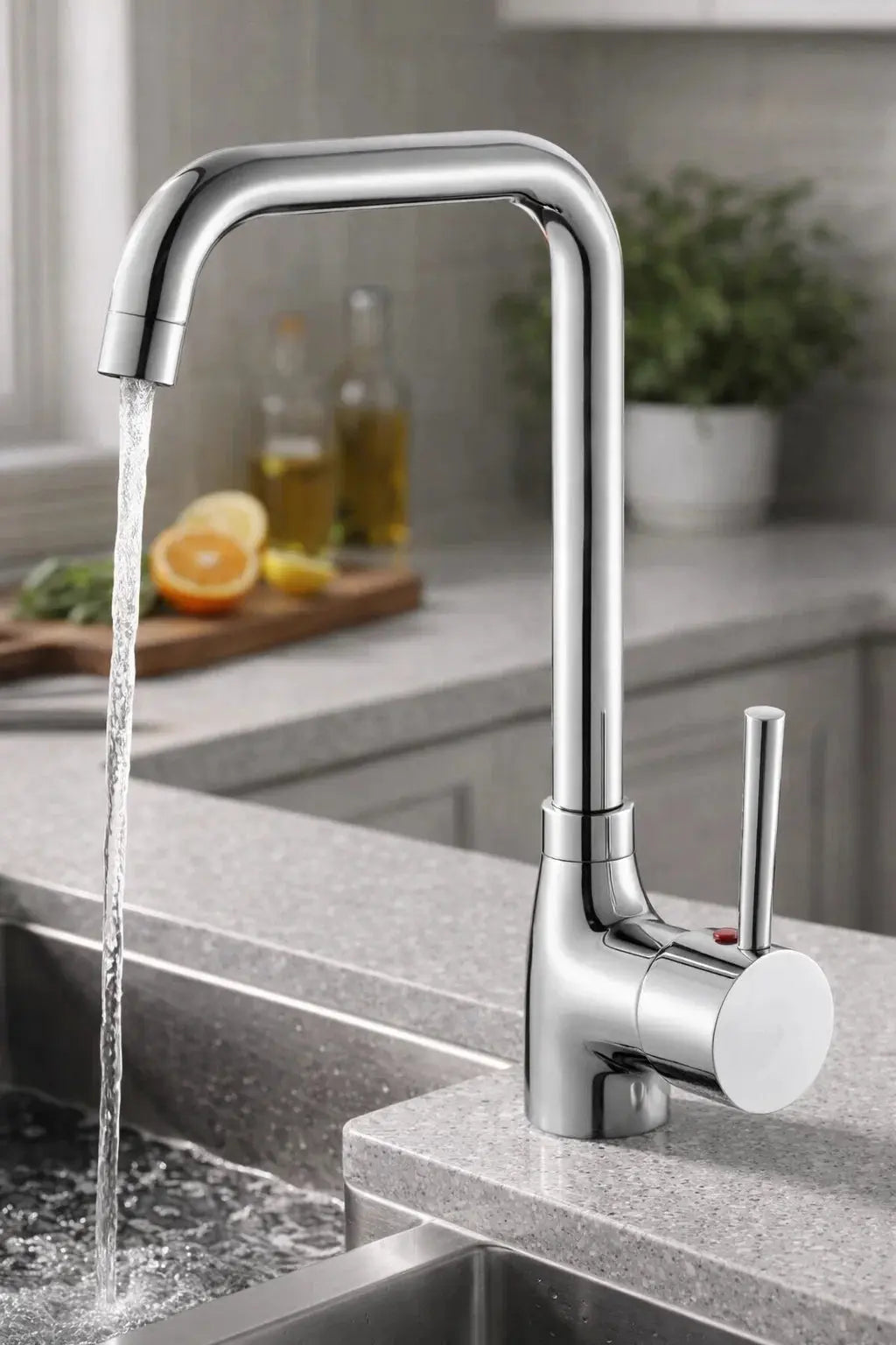 Mutfak Evye Bataryası Sıcak Soğuk Girişli Kaliteli Musluk Sardıcı