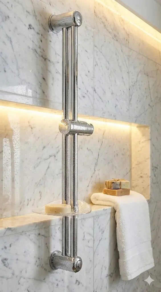 Sardıcı Yedek Parça Krom Sürgülü Banyo Duş Seti Gövdesi sardıcı